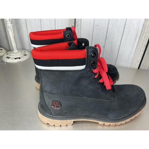 Timberland Chicago Bulls Suede Leather Premium Waterproof Men's Boots Size 12 - Picture 4 of 11